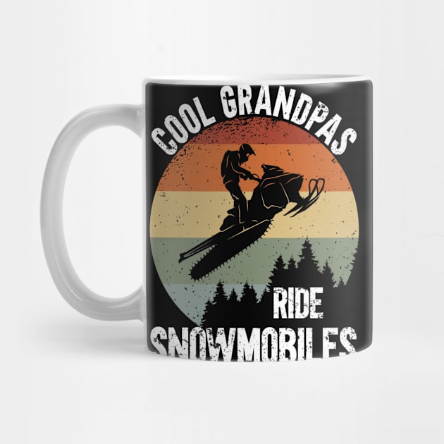 Cool Grandpas Ride Snowmobiles by TK Store